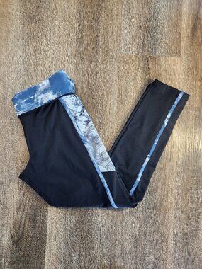 🤍🌊Victoria’s Secret PINK Ultimate Marble High-Waist Side-Pocket Leggings-M